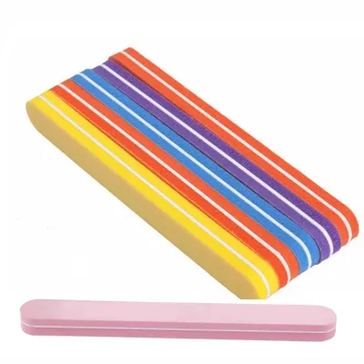 Multicolor Sponge Nail Files Buffer 2 Pc